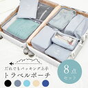 【楽天1位】吊り下げトラベルポーチ8点セット｜旅行収納が劇的に整う人気ポーチ